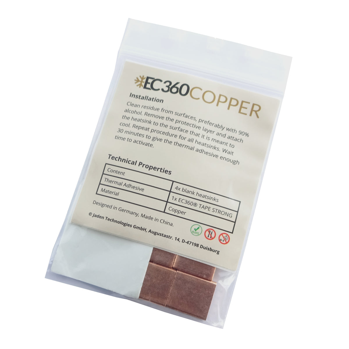 Copper Heat Deflector-3870020