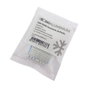 EC360® ALUMINIUM 4-Pack VGA-RAM aluminium heatsink